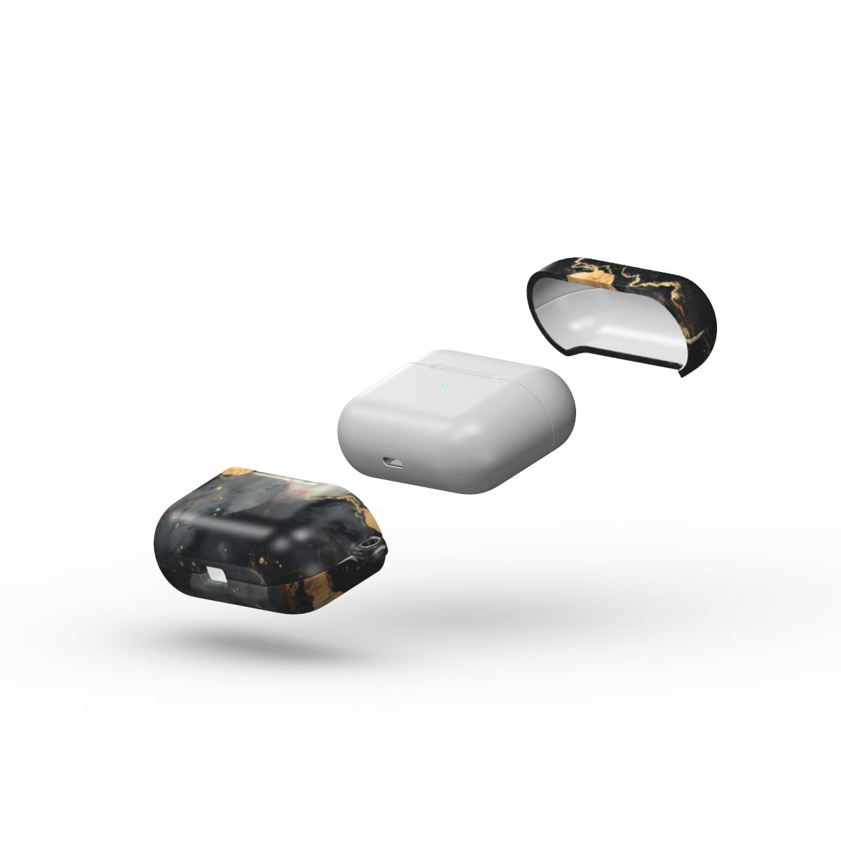 Obsidian Gold Vein - AirPods Case