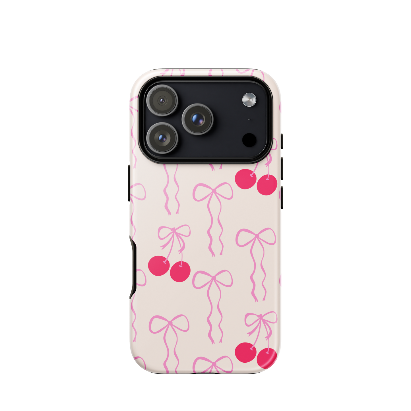 Cherry Kiss Bow - iPhone