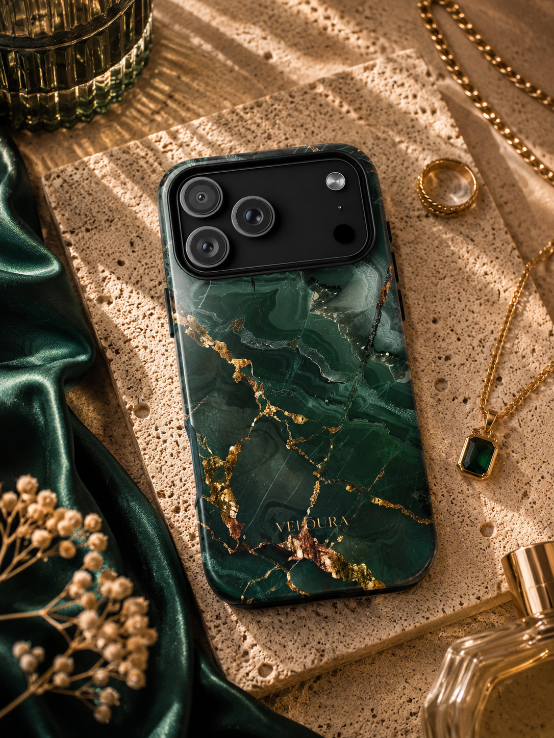 Green Opulence Stone - iPhone