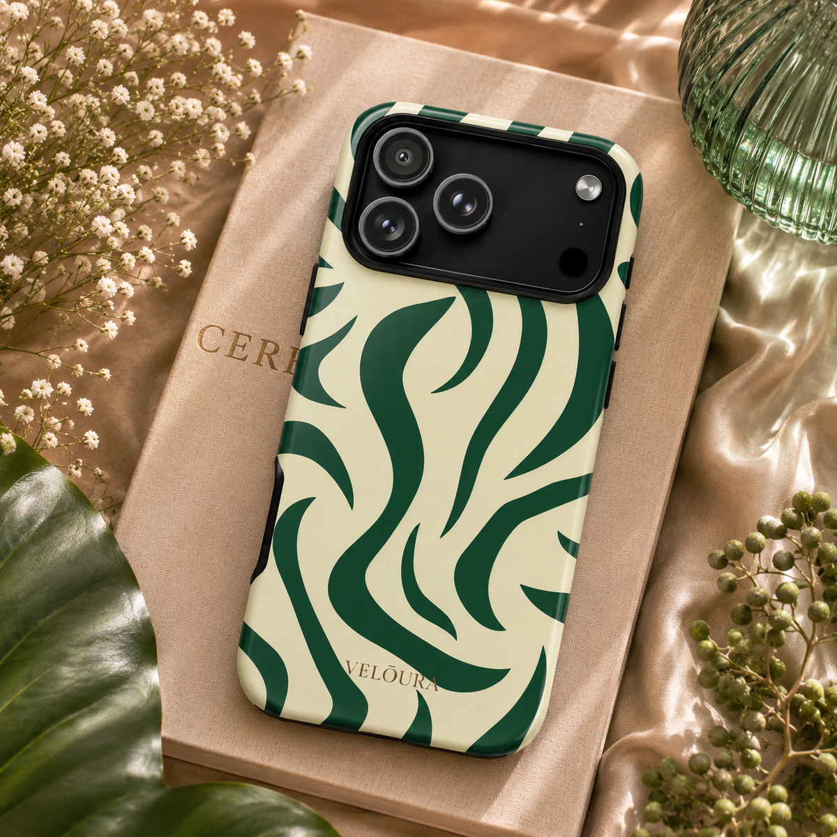 Green Mirage Swirl - iPhone