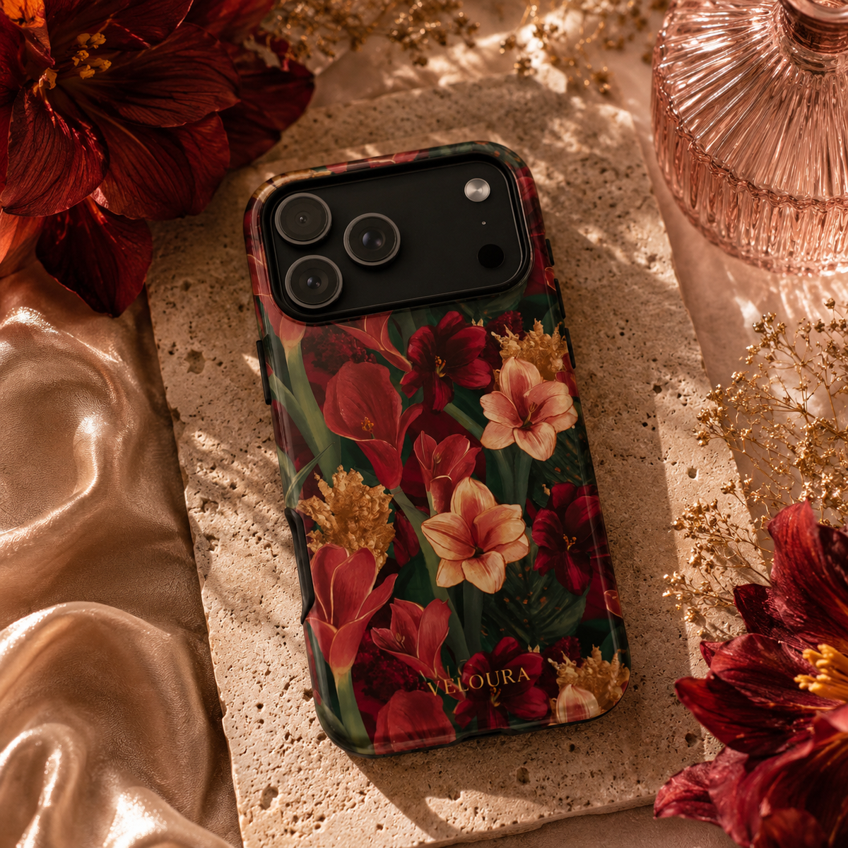 Deep Petal Bouquet - iPhone