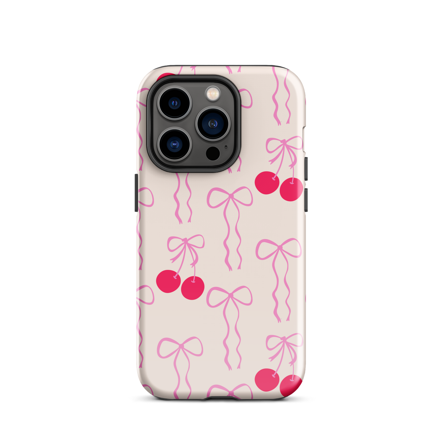 Cherry Kiss Bow - iPhone