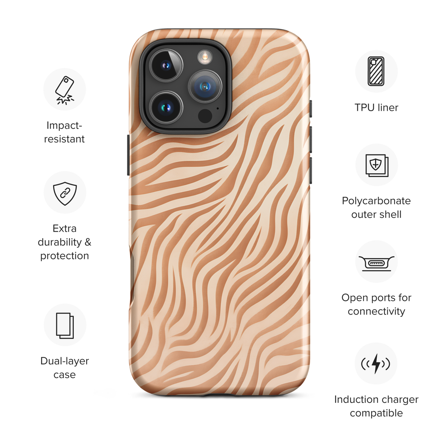 Sandstone Zebra - iPhone