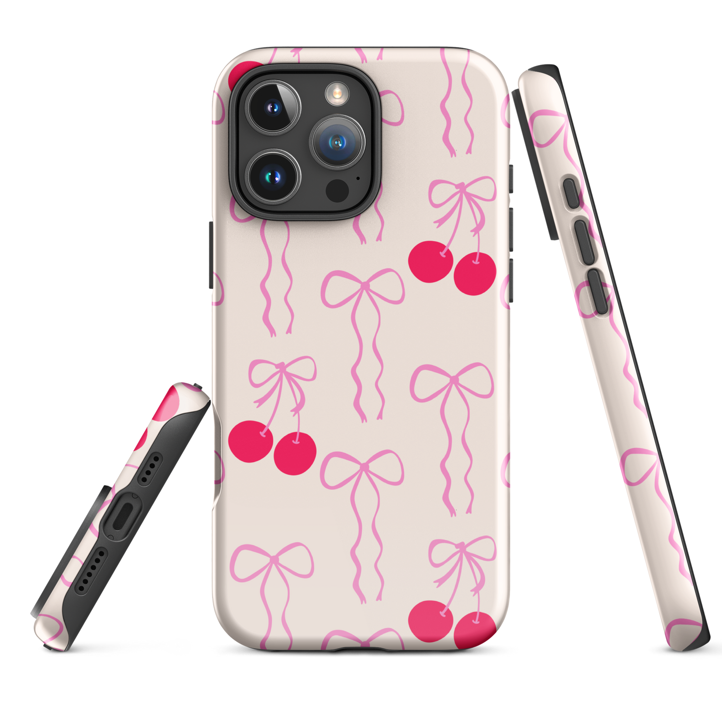 Cherry Kiss Bow - iPhone