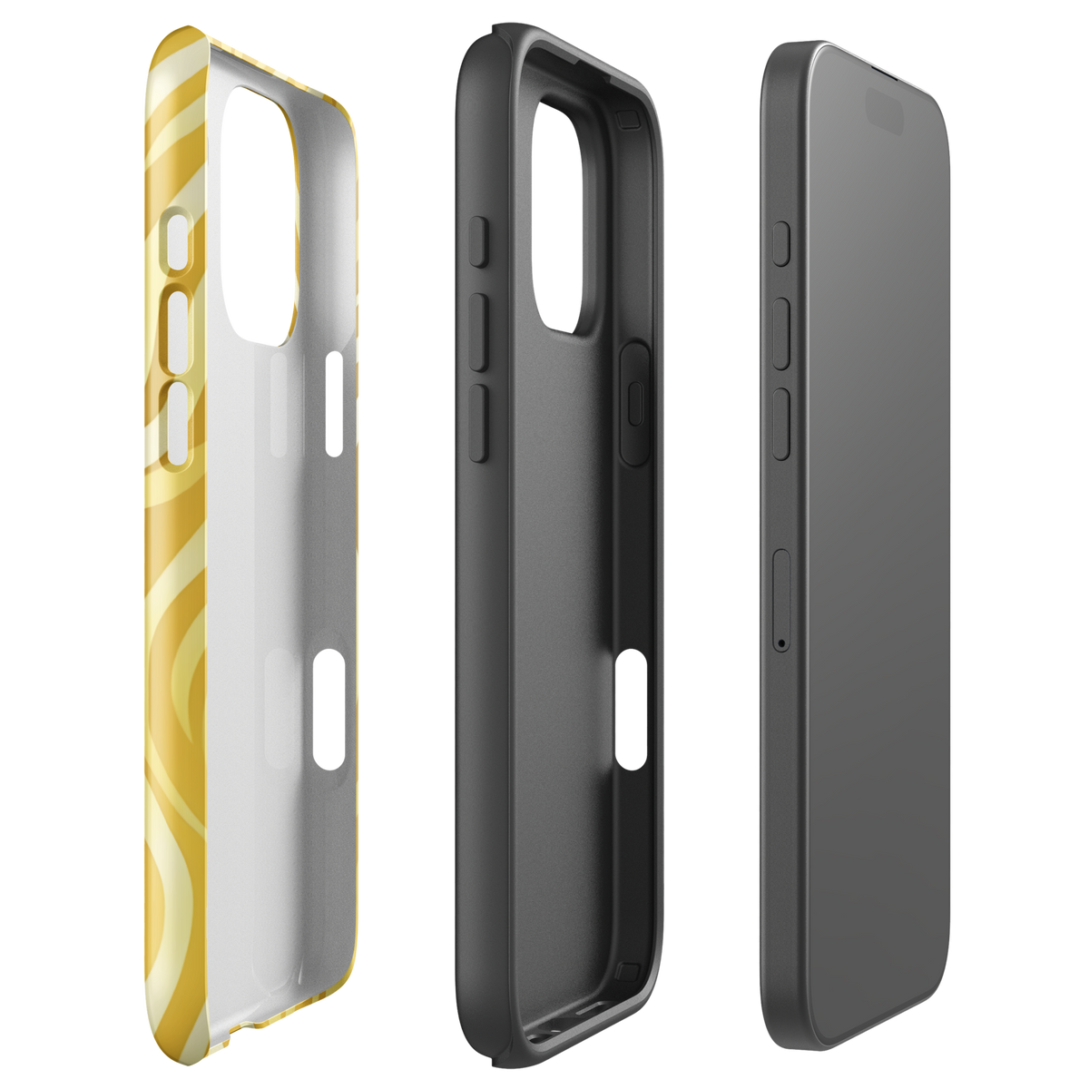 Golden Ember Stripes - iPhone