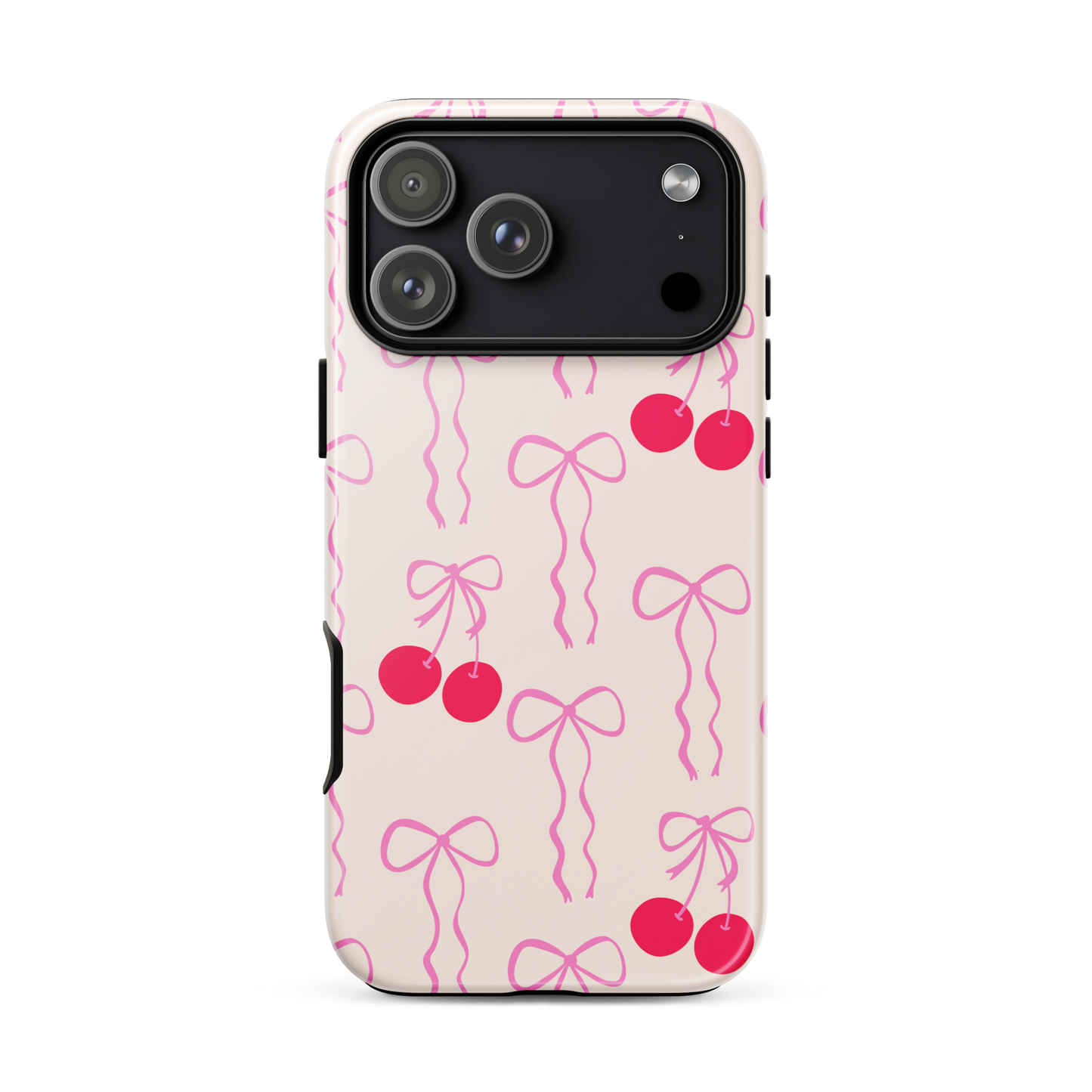 Cherry Kiss Bow - iPhone